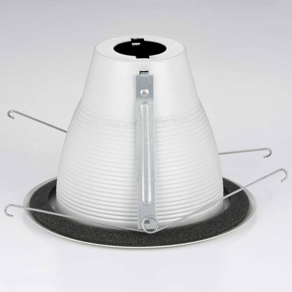5" Black Indoor/Outdoor Step Baffle Recessed Trim