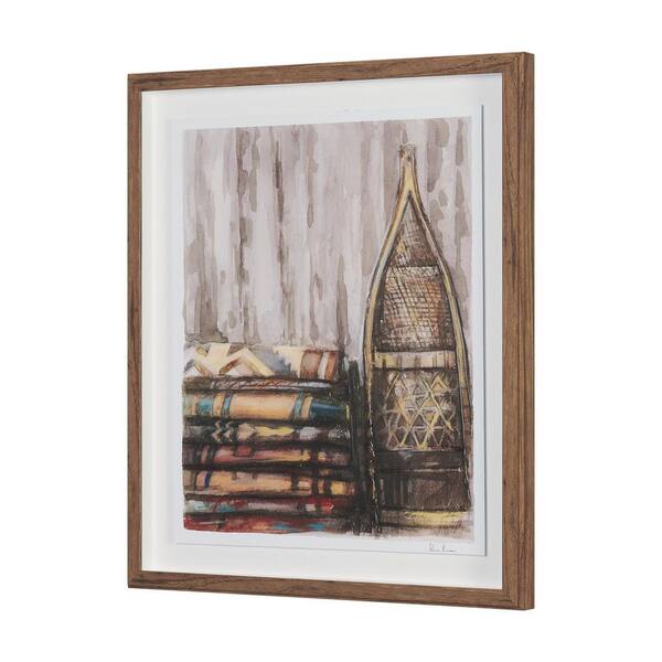 At the Cabin III Closed Framed Painting I 1-Piece Art Print 25.5 in. x 1.6 in. x 21.5 in.