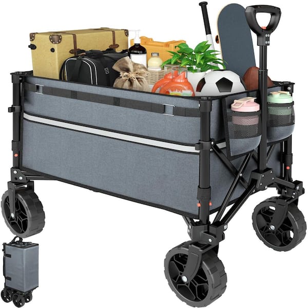 Collapsible Wagon Cart with Wheels for Outdoor Sport