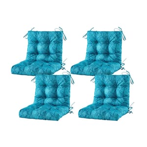 Seat/Back Outdoor Chair Cushion Patio Cushion Tie Tufted Replacement for Patio Furniture 20 in. x20 in. x4 in.