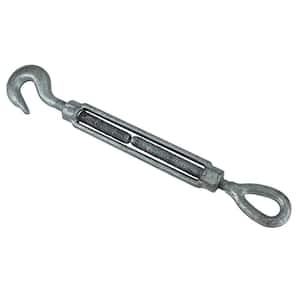 1/2 in. x 6 in. Galvanized Hook and Eye Turnbuckle
