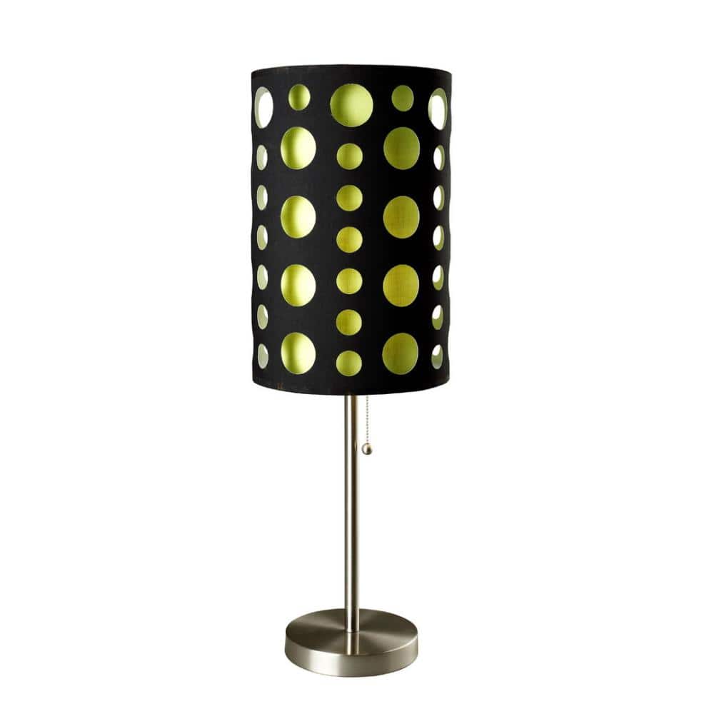 "33"" Tall Metal Table Lamp, Retro design with Black and Green Shade" price history on PriceWatchPro