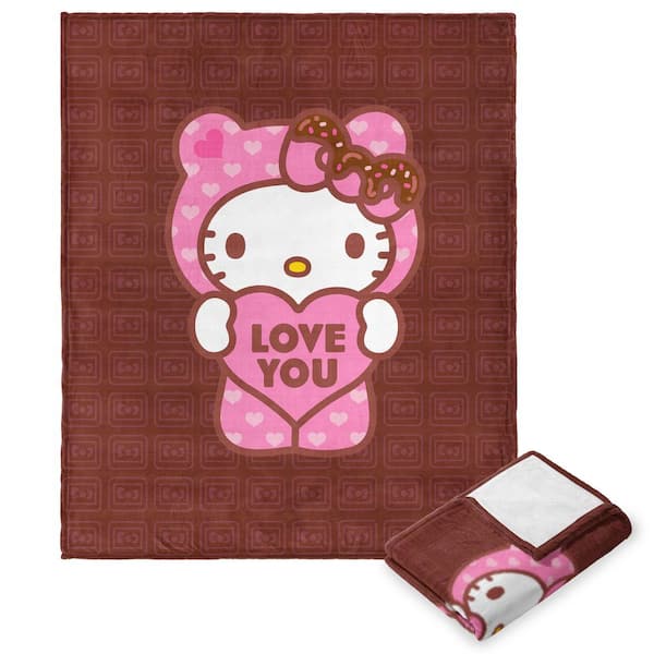 Sanrio Hello Kitty Polka Dot Jacquard Tapestry Throw