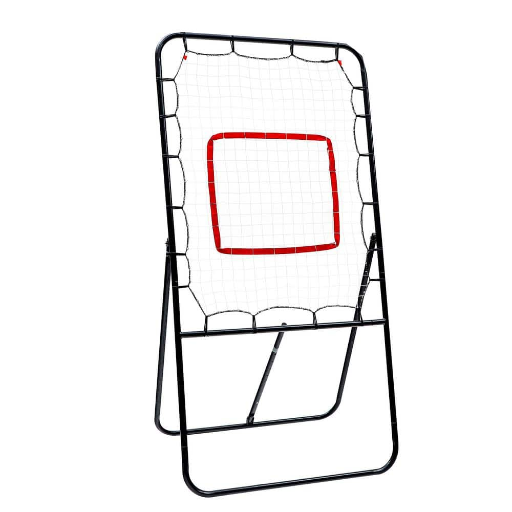 Trademark Innovations 4 ft. Lacrosse Bounce Back Rebounder Pitch Back ...