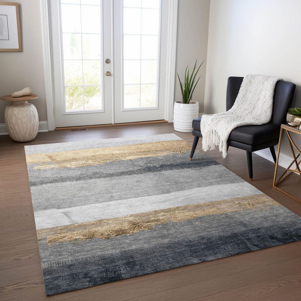 Dee Rugs Addison Rugs Chantille Machine Washable Indoor/Outdoor Abstract ACN1883 ...