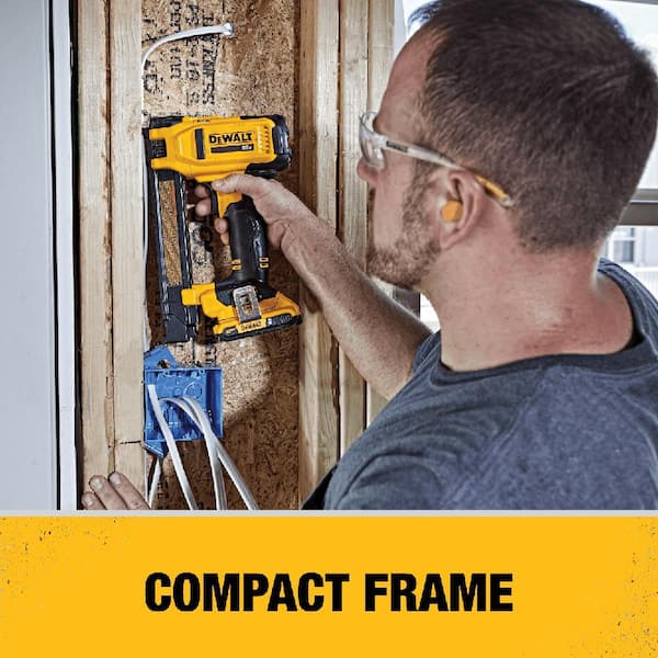 DEWALT - 20V MAX Lithium-Ion Cordless Cable Stapler with 20V MAX Compact Lithium-Ion 2.0Ah Battery Pack