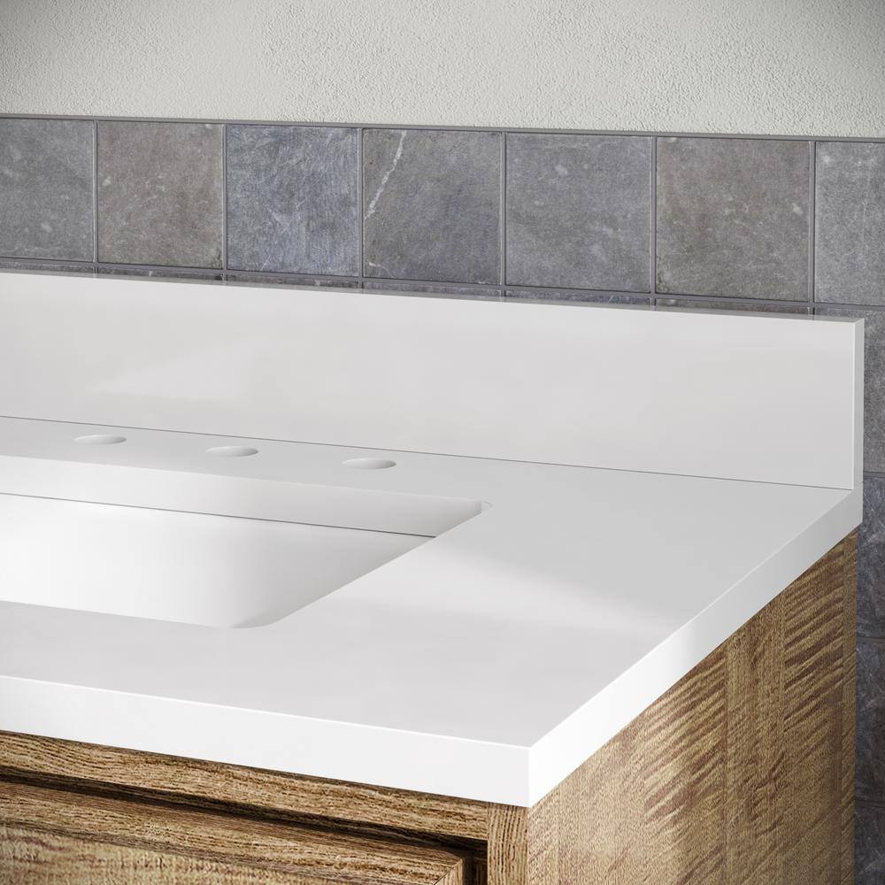 Westin 30" Lustrous Walnut Freestanding Bathroom Vanity with Quartz Top