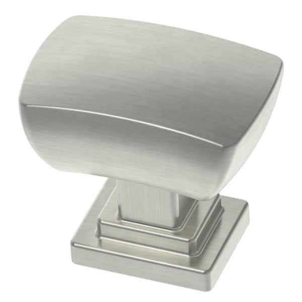 Liberty Liberty Wrapped Square 1-3/16 in. (30 mm) Satin Nickel Cabinet Knob