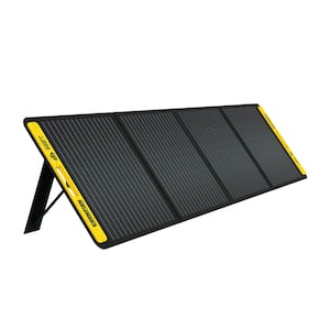 200-Watt Portable Foldable Solar Panels for Power Stations with Extension Cable and Kickstand