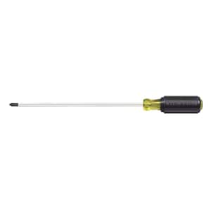 #2 Profiliated Phillips Head Screwdriver with 10 in. Round Shank- Cushion Grip Handle