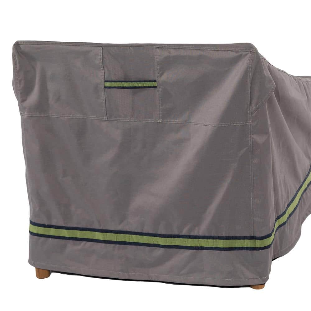 Soteria Gray Waterproof 32 Inch Patio Chair Cover with Snaps