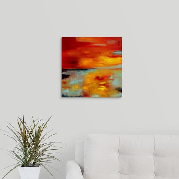 GreatBigCanvas "Abstract landscape 13" by Pol Ledent Canvas Wall Art