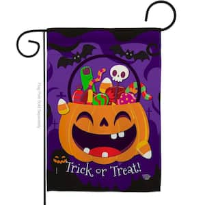 13 in. x 18.5 in. Happy Pumpkin Garden Flag Double-Sided Fall Decorative Vertical Flag