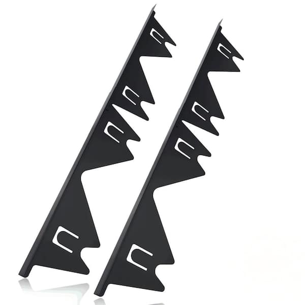 3.9 in. W x 0.79 in. H x 27.5 in. D, Range Gap Filler, Cabinet Filler with Retractable Heatproof Structure in Black