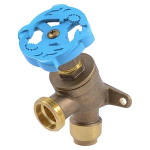 1/2 in. Push-to-Connect x 3/4 in. MHT Brass Garden Valve with Drop Ear