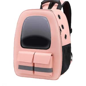 Pet Breathable Traveling Backpack in Pink