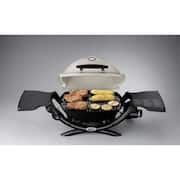 Q 1200 1-Burner Portable Tabletop Propane Gas Grill in Orange with Built-In Thermometer