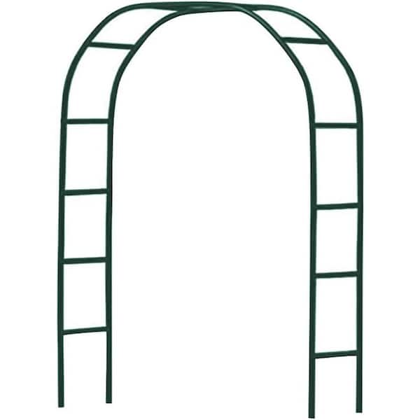 140 in. Metal Garden Arch Arbor Trellis for Climbing Plant Outdoor Wedding Party