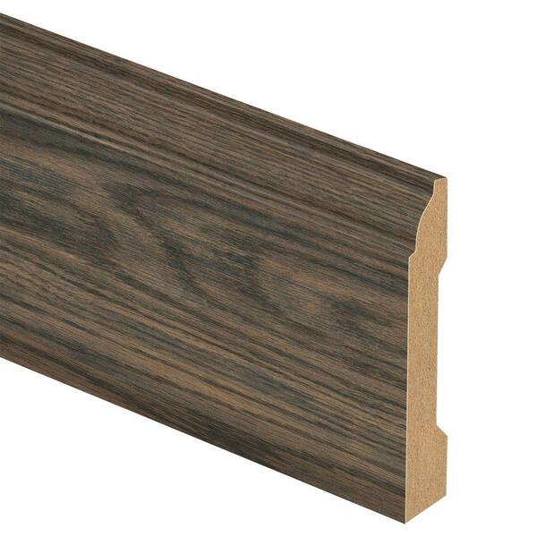 Zamma Colfax/Planter's Mill Oak 9/16 in. Thick x 3-1/4 in. Wide x 94 in. Length Laminate Wall Base Molding