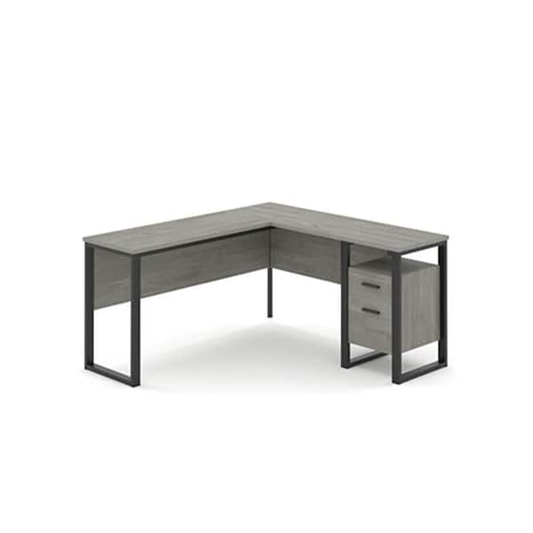 751 Series Student Desk with Gray Nebula Laminate Lift Lid Top and Black  Metal Book Box, Edge, and Frame - 18''W x 24''D x 23''H - 31''H