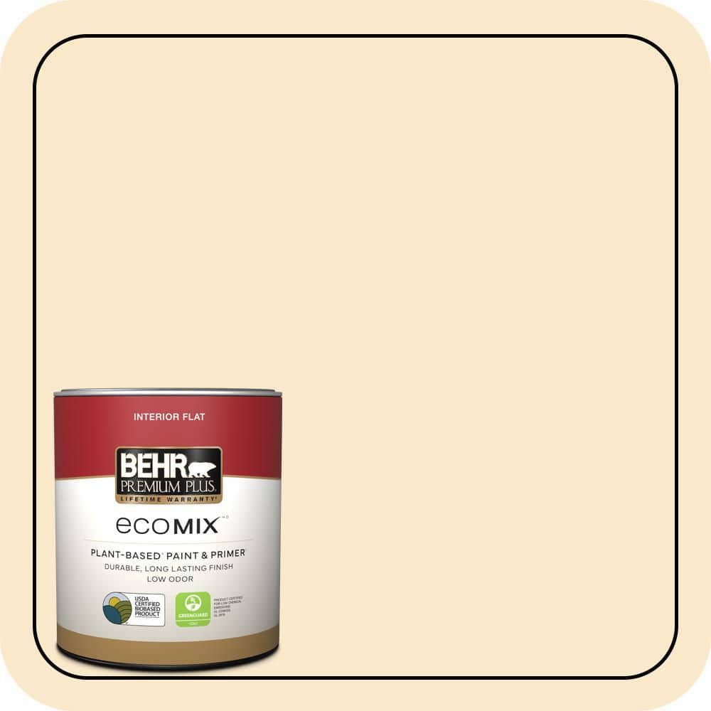Uni Risotto Color BEHR PREMIUM PLUS 1 qt. #M270-2 Risotto Flat EcoMix Plant-Based ...