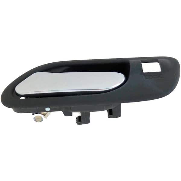 Interior Door Handle Front Left Chrome Lever/Black Housing