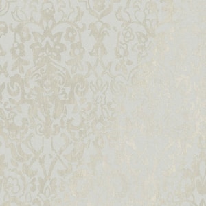 NEXT Majestic Damask Neutral Removable Non-Woven Paste the Wall Wallpaper