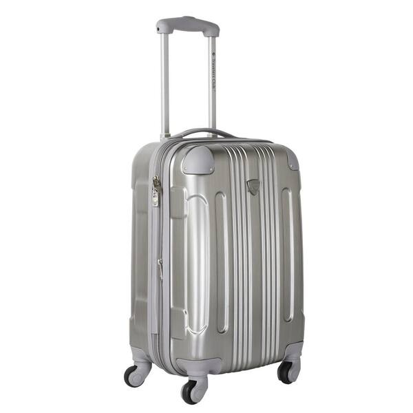 Polaris 20 in. Hardside Metallic Rolling Carry-on with Spinners