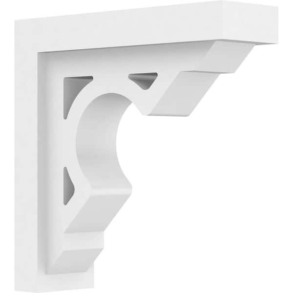Ekena Millwork Standard Sheridan 3.5 in. W x 12 in. H x 12 in. D Signature Urethane Polyurethane Bracket
