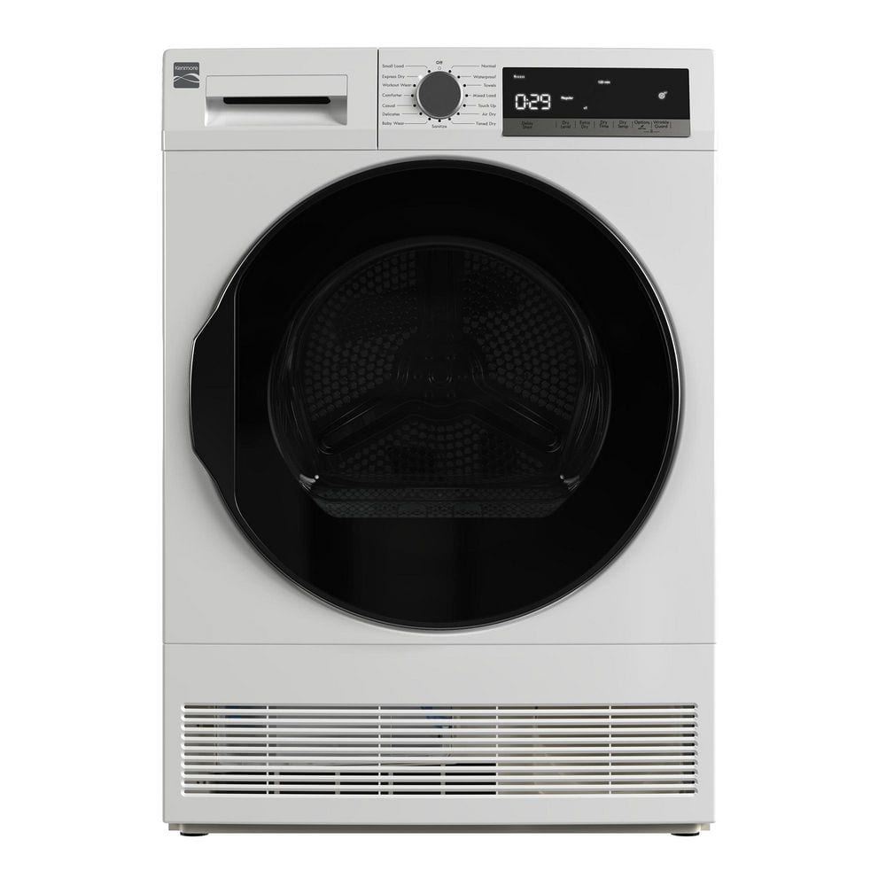 4.0 cu. ft. Ventless Front-Load Stackable Front-Load Dryer in White