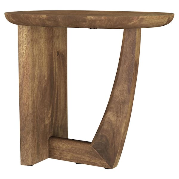 Coaster Fletcher 22 in. Brown Oval Mango Wood End Table