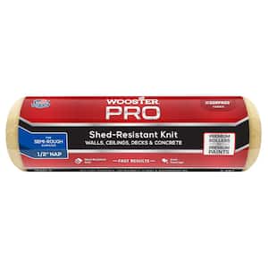9 in. x 1/2 in. Pro Surpass Shed-Resistant Knit High-Density Fabric Roller Cover