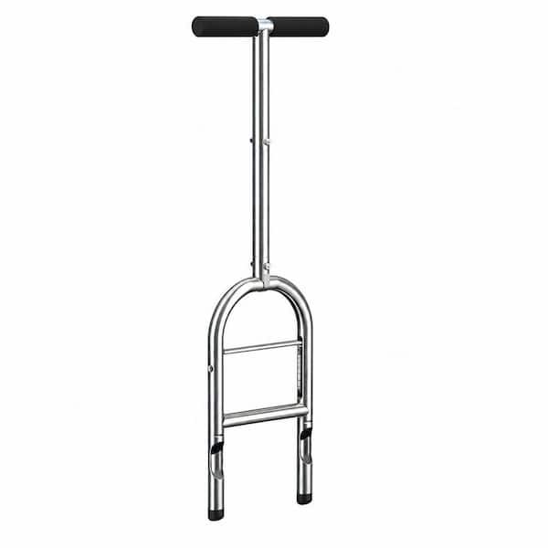 Step-to-Eject Core Aerator Manual Lawn Tool Heavy-Duty Steel Never-Clog Plug Aerator for Healthier Grass