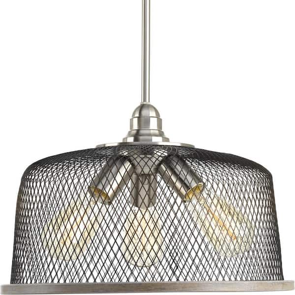 Progress Lighting Tilley Collection 3-Light Brushed Nickel Pendant