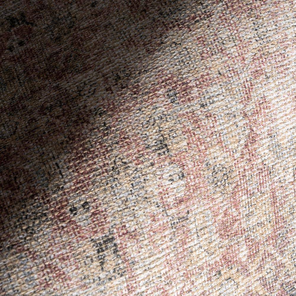 Hillstone Red and Beige Rectangular Synthetic Area Rug