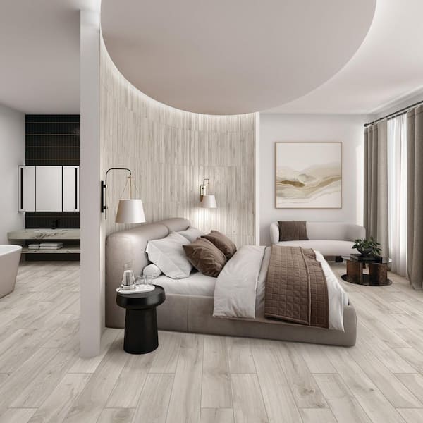 Acreage Reserve 8 in. x 48 in. Matte Porcelain Wood Look Floor and Wall Tile (15.18 sq.ft./case)