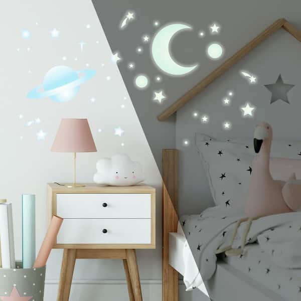 Celestial 258-Piece Peel and Stick Wall Decals x 18 in RoomMates 10 in 739 