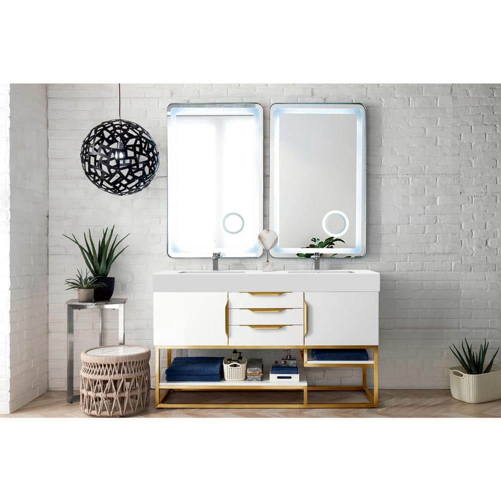 James Martin Vanities Columbia 59.0 in. W x 19.5 in. D x 36 in. H ...