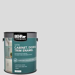 1 gal. #N530-1 Pixel White Satin Enamel Interior/Exterior Cabinet, Door & Trim Paint