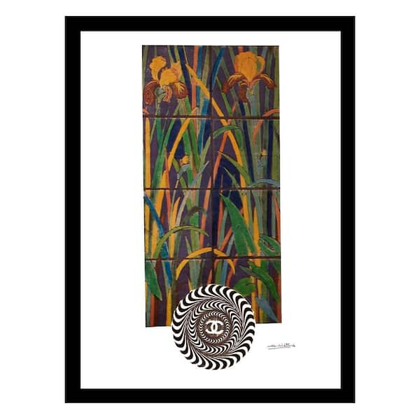 Fashion Abstract Lily by Fairchild Paris 1 Piece Framed Graphic Print Abstract Poster Art Print 18 in. x 14 in.