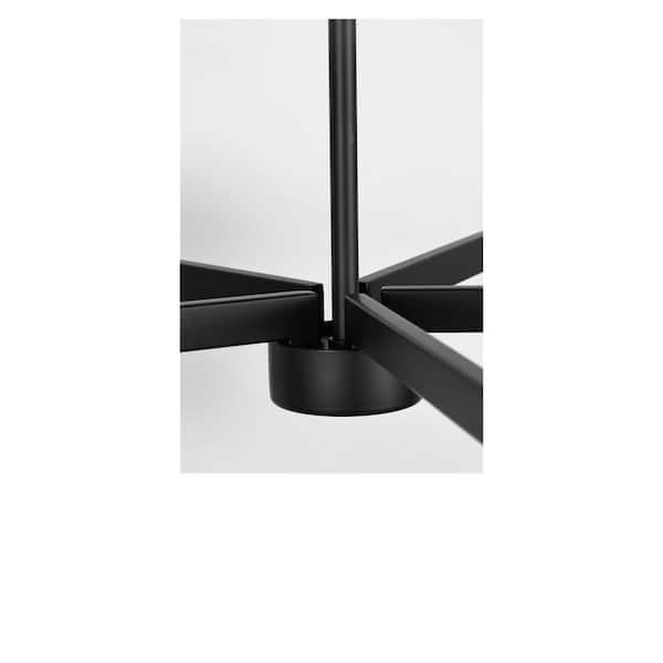 Generation Lighting Zentro 36 in. W x 15.63 in. H 8-Light Midnight