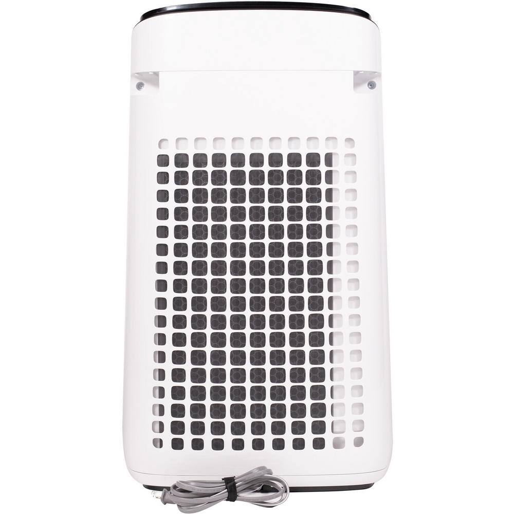 White Smart HEPA Air Purifier with Alexa Compatibility