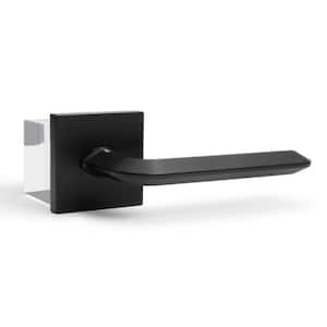 Crosby Matte Black Bed/Bath Modern Door Handle (Privacy - Left Hand)