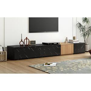 70.9 in. Modern Storage TV Stand Media Console Entertainment Center with Drop Down Door for TVs up to 80 in.