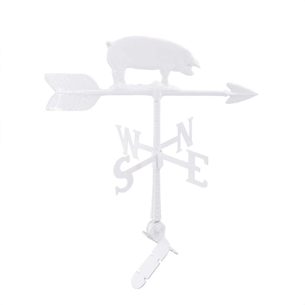 24 in. Aluminum Pig Weathervane - White price history on PriceWatchPro