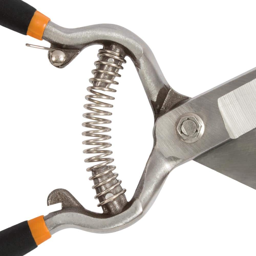 Forged Steel Grass Shears with Non-Slip Grips, 6-inch Blade