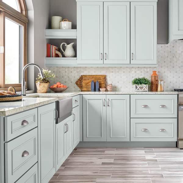 1 gal. #730E-1 Polar White Semi-Gloss Enamel Interior/Exterior Cabinet, Door & Trim Paint