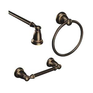 Kingston Brass Traditional 3-Piece Bath Hardware Set in Oil Rubbed