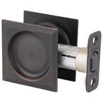 Venetian Bronze Square Hall/Closet Pocket Door Lock