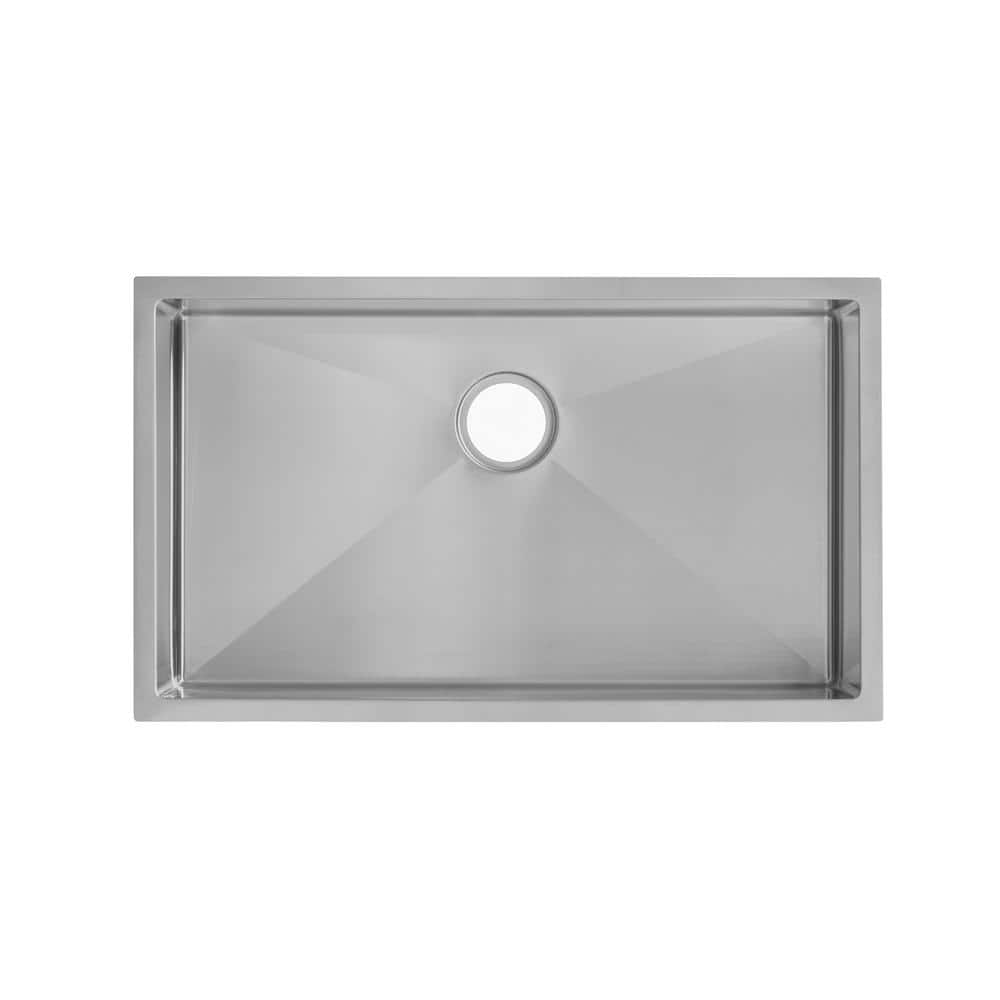 Rivage 32" Stainless Steel Single Basin Undermount Kitchen Sink